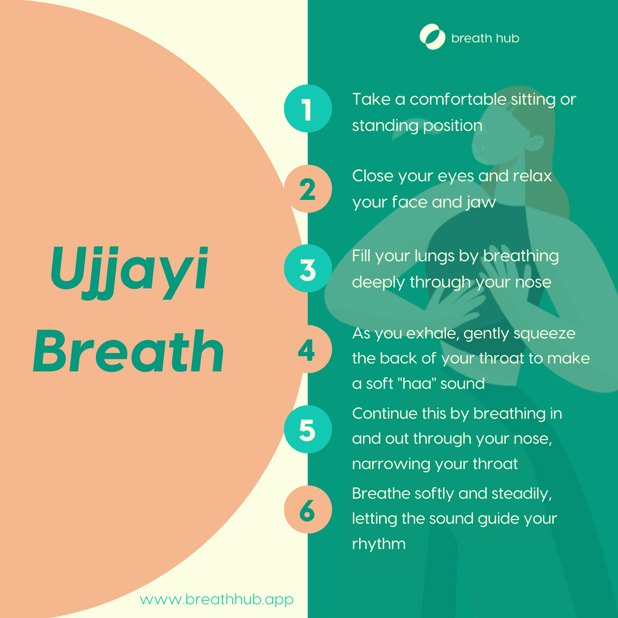 How to Practice Ujjayi Pranayama, Victorious Breath? - Breath Hub