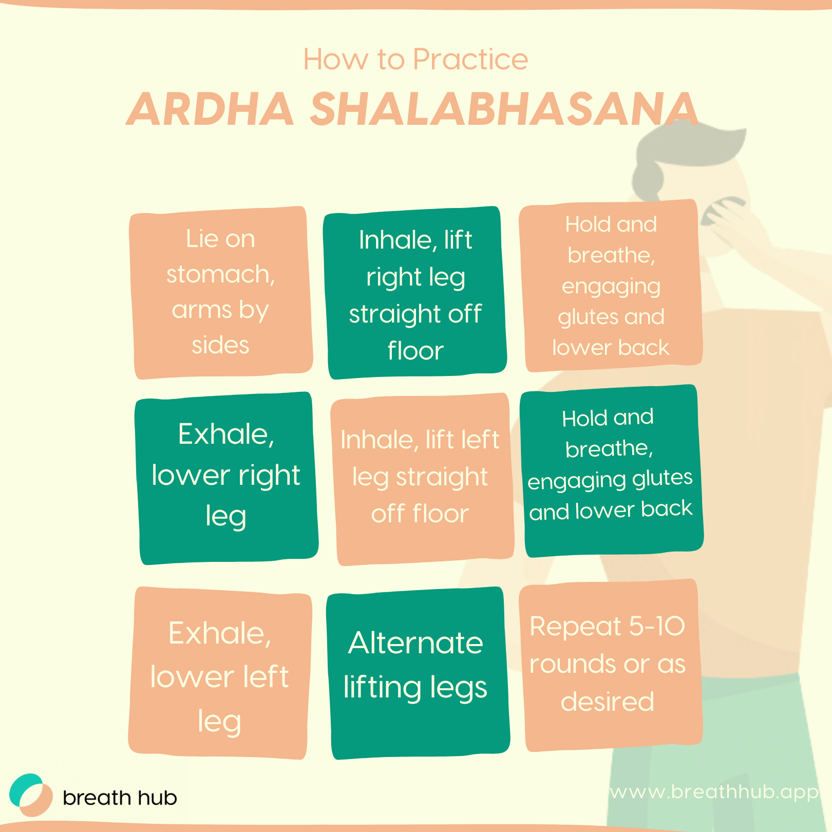 How to Practice Ardha Shalabhasana? - Breath Hub